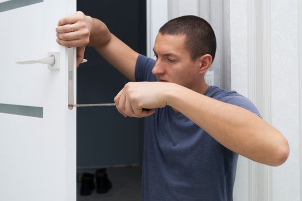 Repairing a Sticking Door